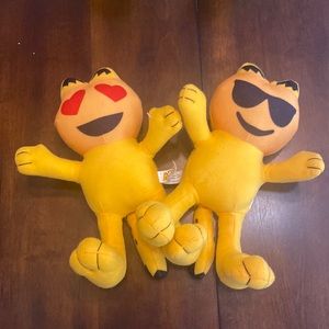 Garfield plushes. Set of two.